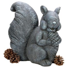 BANDIT THE SQUIRREL GARDEN STATUE