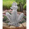 BIG OLDE BULLFROG KING GARDEN STATUE