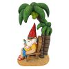 BEACH COMBER GNOME DUDE GARDEN STATUE
