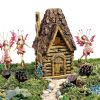 WOODLAND FAIRY GARDEN HOUSE STATUE