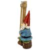 RINGING HIS CHIMES GARDEN GNOME STATUE