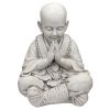 PRAYING BABY BUDDHA ASIAN GARDEN STATUE