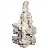 RESTING GUAN YIN GARDEN STATUE
