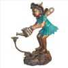 FRANCINE FAIRY GARDENER BRONZE STATUE