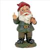 FOUL FINGER TIPSY TIM GARDEN GNOME