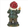 FOUL FINGER TIPSY TIM GARDEN GNOME