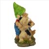 HAPPY AS A PIG IN SLOP GARDEN GNOME