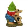 HAPPY AS A PIG IN SLOP GARDEN GNOME