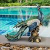 PALACE PEACOCK GARDEN STATUE