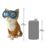 BRIGHT EYES SOLAR CAT GARDEN STATUE
