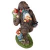 SCHLEPPING GARDEN GNOMES BIGFOOT STATUE