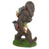 SCHLEPPING GARDEN GNOMES BIGFOOT STATUE