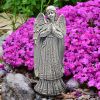 ANGELIC MESSENGER GARDEN ANGEL STATUE