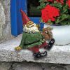 OSBERT THE GARDEN GNOME SHELF SITTER