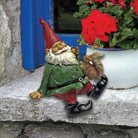 OSBERT THE GARDEN GNOME SHELF SITTER