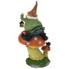 TESLA WITH LAMP GARDEN GNOME STATUE