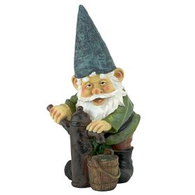 WATER PUMP PETE GARDEN GNOME STATUE