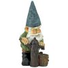 WATER PUMP PETE GARDEN GNOME STATUE