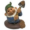 SHOVELING SAM THE GARDEN GNOME STATUE
