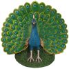 PEACOCK PLUMAGE GARDEN STATUE