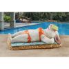 BEACH BUNNY GARDEN STATUE