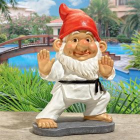 KARATE KOBI MARTIAL ARTS GARDEN GNOME