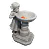 GEORGINAS GARDEN GAZE BIRDBATH STATUE