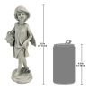 ROSE GARDEN FAIRY WITH BASKET STATUE