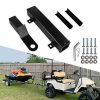Golf Cart Trailer Hitch with 2 Receiver Fit for Backseat Footrest-Club Car,