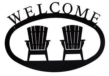 Adirondacks - Welcome Sign Large
