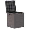 Patio Storage Box 23.8 gal Brown