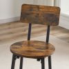 Bar Table Set with wine bottle storage rack