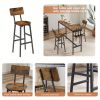 Bar Table Set with wine bottle storage rack
