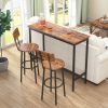 Bar Table Set with 2 Bar stools