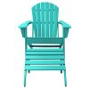 Adirondack Chair Ottoman 2 pcs Set