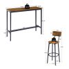Bar Table Set with 2 Bar stools