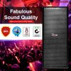 5 Core 2PCS DJ Speakers 15 inch Outdoor Speaker System Pro Pa Party Monitor Speaker PMPO Wooden 15X2 1250 FX CPT 2PCS