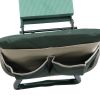 Outdoor 2-in-1 Functional Heavy Duty Garden Stool and Kneeler, Foldable Gardening Bench with Tool Bags for Kneeling and Sitting to Prevent Knee & Back