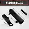 Golf Cart Trailer Hitch with 2 Receiver Fit for Backseat Footrest-Club Car,