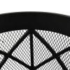 Rustic Fire Pit with Poker Å’Â¶16.5"21.3" Steell