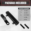 Golf Cart Trailer Hitch with 2 Receiver Fit for Backseat Footrest-Club Car,