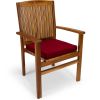 5-Position Steamer Chair with Royal White Cushions