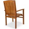 5-Position Steamer Chair with White Cushions