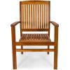 5-Position Steamer Chair with White Cushions