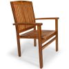 5-Position Steamer Chair with White Cushions