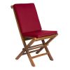 Multi-position Chaise Lounger with White Cushions