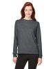 Ladies' Cloudspun Crewneck Sweatshirt - NAVY BLAZER HTHR - S