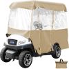 Outdoor Lawn Golf Club Cart Cover Driving Enclosure Waterproof Person Roll-up Door