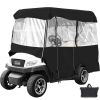 Outdoor Lawn Golf Club Cart Cover Driving Enclosure Waterproof Person Roll-up Door