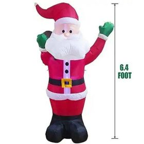 2.1m Giant Inflatable Christmas Tree Glowing Merry Christmas Outdoor (size: M)